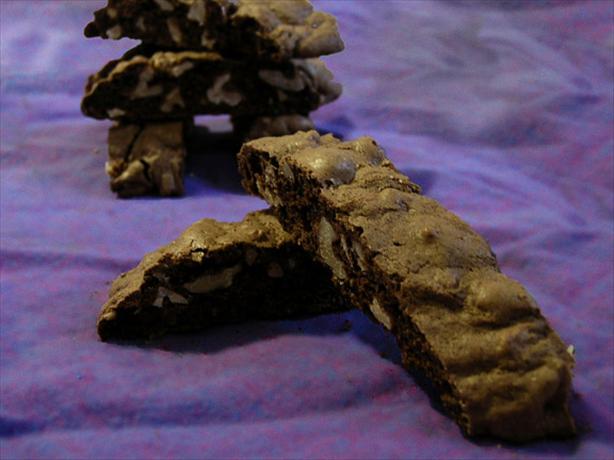 Chocolate Walnut Biscotti. Photo by justcallmetoni