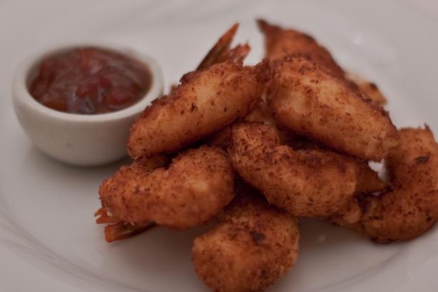 Coconut Prawns. Photo by Peter J