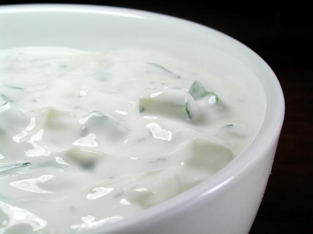 Yoghurt and Mint Sauce. Photo by Chef floWer