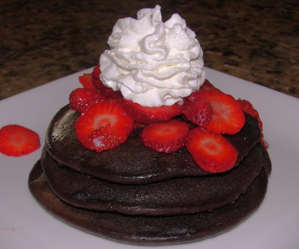 Stardust Chocolate Pancakes. Photo by diner524