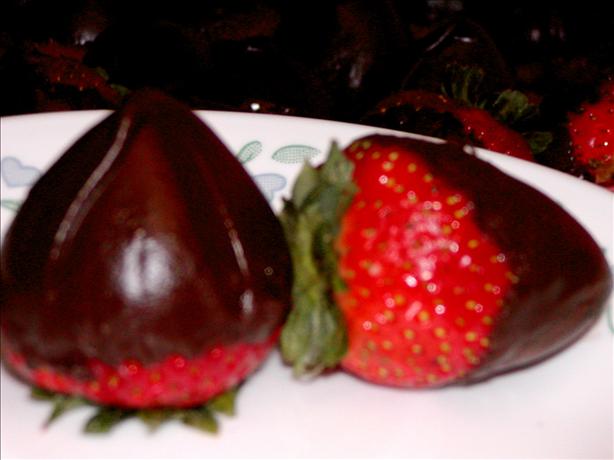 Chocolate Grand Marnier Covered Strawberries. Photo by Rita~