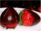 Chocolate Grand Marnier Covered Strawberries