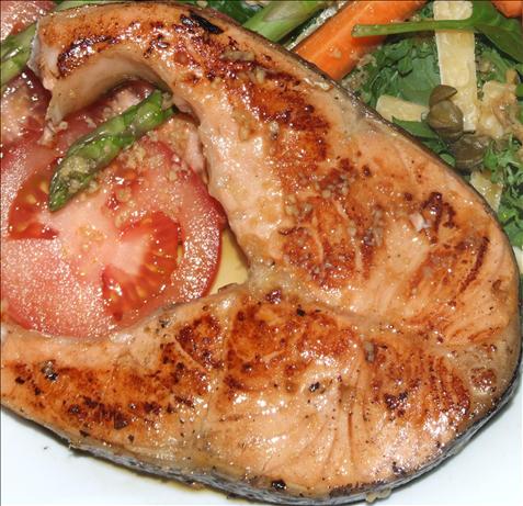 Salmon Teriyaki. Photo by Peter J