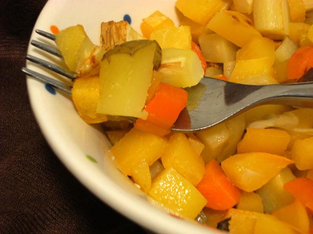 Roasted Root Vegetables. Photo by Lalaloula