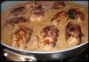 Stroganoff Laibchen (Small Stroganoff Loaves)