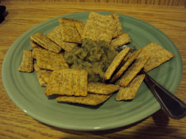 Roasted Eggplant, Onion and Garlic Dip or Spread. Photo by angieconway