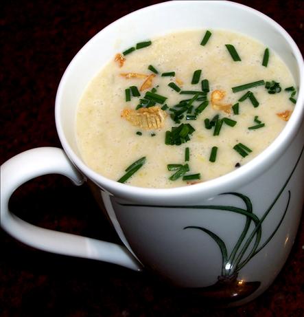 Roasted Garlic and Leek Soup. Photo by Rita~
