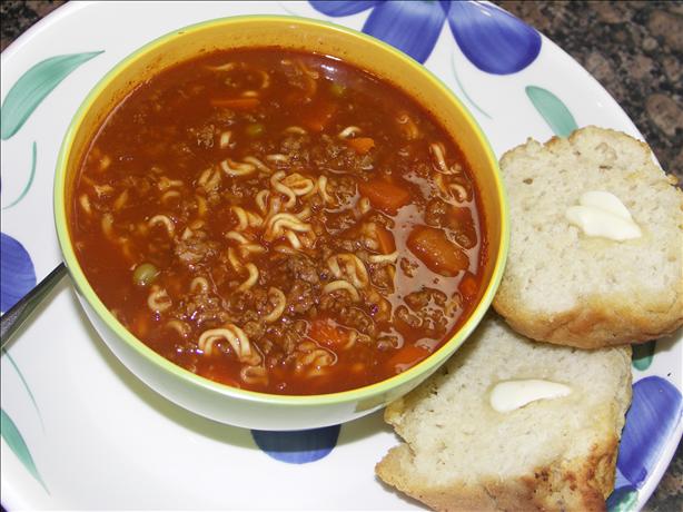 Ramen Noodle Vegetable Soup. Photo by Juenessa
