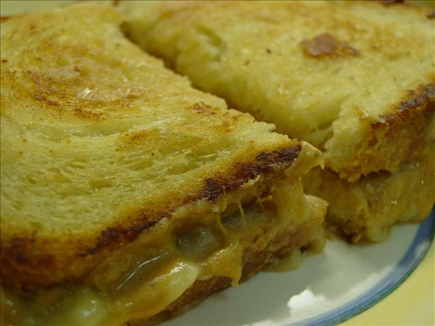 Elvis Presley's Grilled Peanut Butter and Banana Sandwich. Photo by Picholine