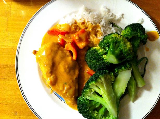 Hungarian Chicken Paprikash. Photo by fairytalechef