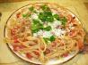 Spaghetti with Tomatoes and Feta. Recipe by HeatherDiane