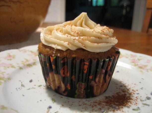 Autumn Apple Cupcakes with Cream Cheese Frosting. Photo by sadielady