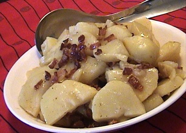 Hot German Potato Salad (Microwave). Photo by Lori Mama