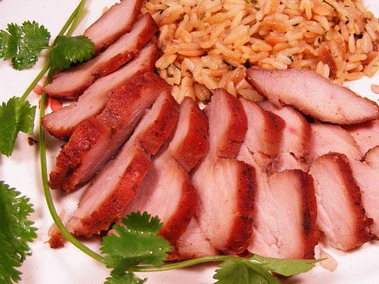 Barbecued Red Roast Pork Tenderloin. Photo by Lavender Lynn