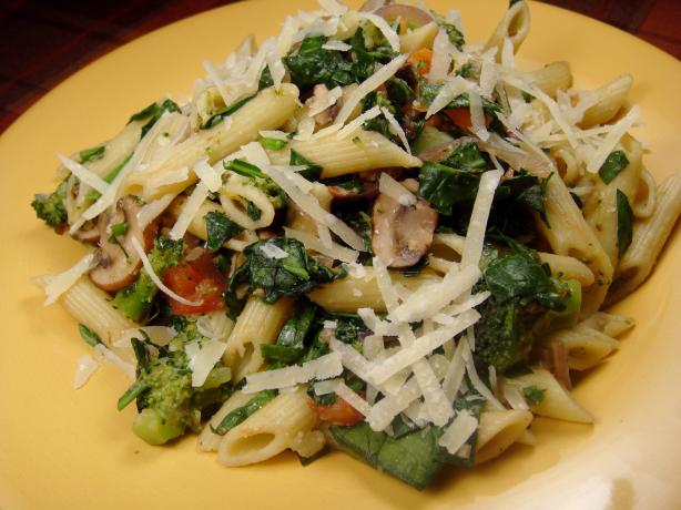 Penne Pasta with Vegetables. Photo by Lori Mama