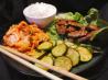 Bulgogi (Korean Beef) with rice and lettuce. Recipe by kiwidutch