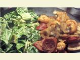 Southwestern Caesar Salad with Chipotle Dressing