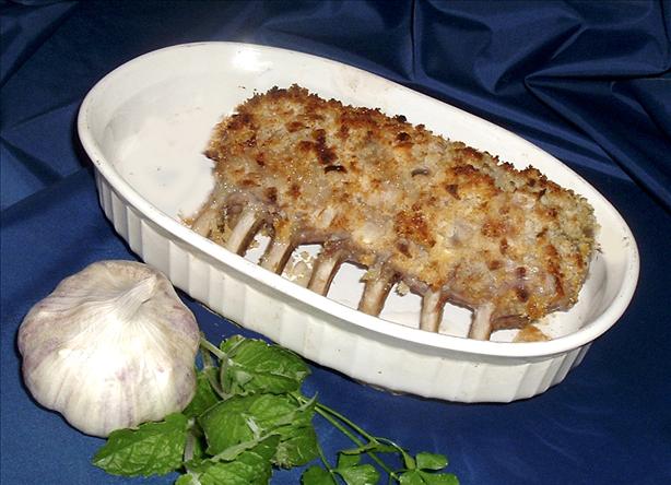 Rack of Lamb Dijon. Photo by Bergy