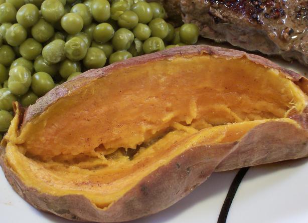 Baked Sweet Potato. Photo by Crafty Lady 13