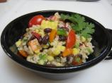 Baja Black Beans, Corn and Rice. Photo by Cookin'Diva