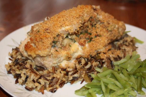 Stuffed Pork Chops. Photo by mommyceleste