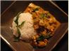 Red Curry Chicken and Eggplant (Aubergine)
