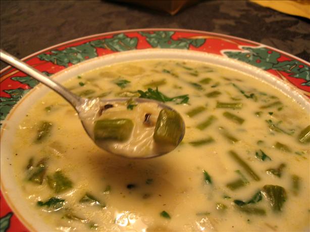 Asparagus and Wild Rice Soup. Photo by Dannygirl