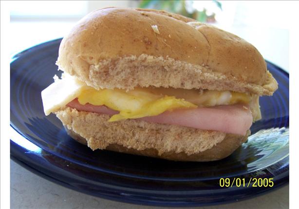 Low Fat Breakfast Sandwich. Photo by AmyMCGS