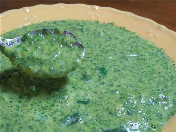 Sweet Spinach Potato Soup. Photo by *Parsley*
