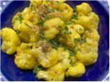 Cauliflower with Ginger and Mustard Seeds