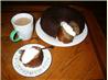 Banana Nut Cake with Whipped Cream Frosting. Recipe by HEP MEP
