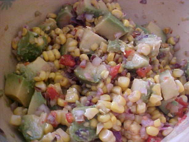 Avocado Corn Salad. Photo by LorenLou