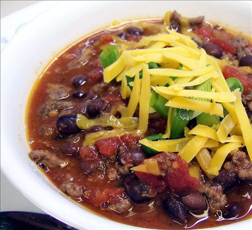Turkey Black Bean Chili. Photo by PaulaG