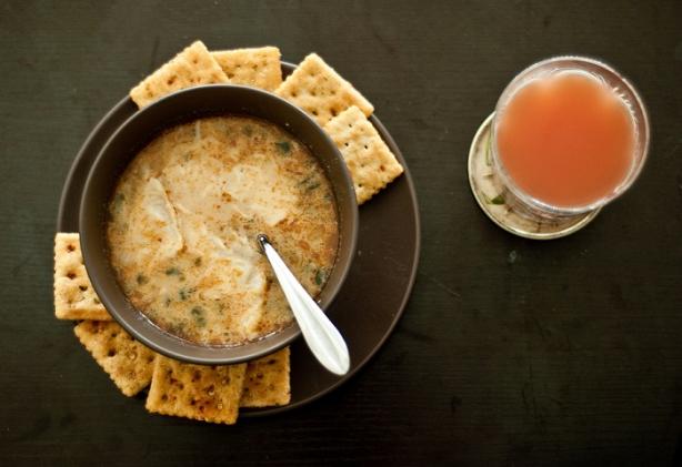 Cream of Poblano Soup. Photo by megsrfr