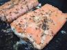 Orange Basil Sauce over Salmon Fillets