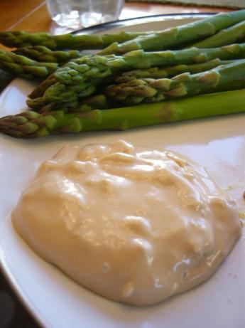 DH's Sauce That Won Me Over To Asparagus. Photo by cyaos