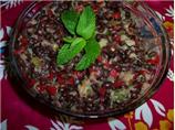 Tropical Black Bean Salad. Photo by Pvt Amys Mom