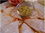 Sweet Red Pepper & Mushroom Quesadillas