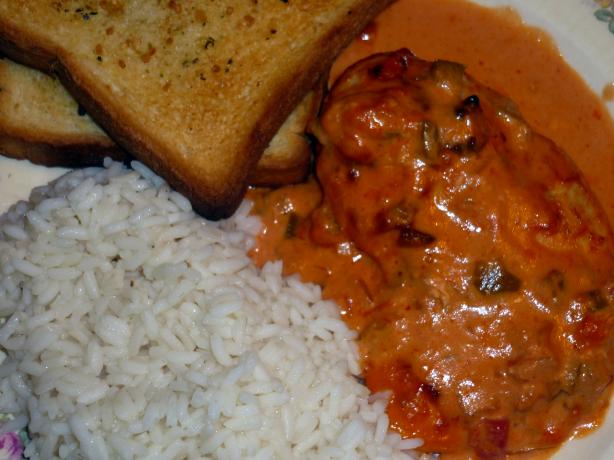 Salsa-Cream-Chicken. Photo by Kharmah