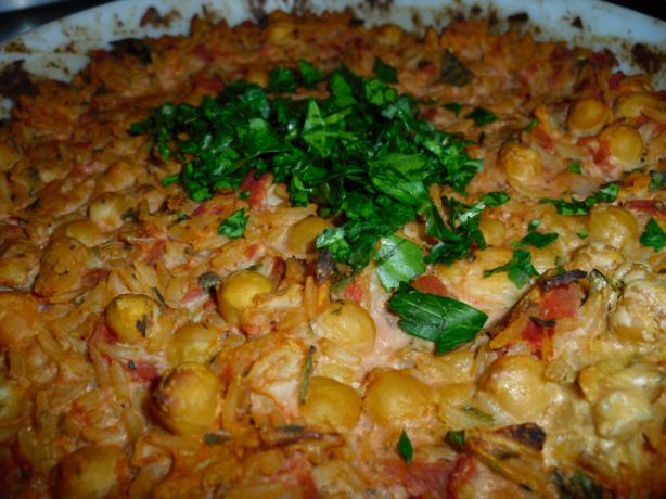Creamy Chickpea and Tahini Casserole. Photo by tamalita62