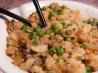 Browned Rice with Peas. Recipe by Bev