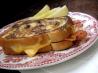 Grilled Cheddar and Bacon on Raisin Bread. Recipe by JSkizzle