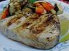 Grilled Swordfish Steaks. Recipe by CountryLady