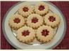 Caramel-filled biscuits. Recipe by Kate in Katoomba