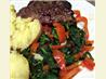 Garlic Spinach & Bell Peppers