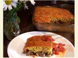 Tamale Pie With Cheddar & Cornmeal Crust