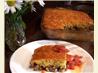 Tamale Pie With Cheddar & Cornmeal Crust. Recipe by Rita~