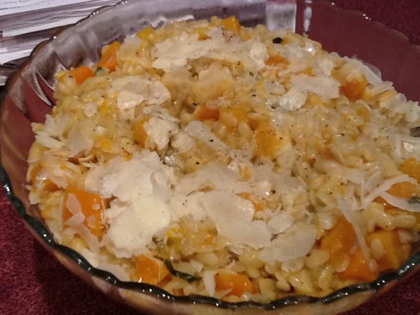 Butternut Squash Orzo. Photo by CIndytc