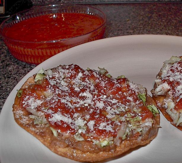 Mom's Tostada Sauce. Photo by steve in FL