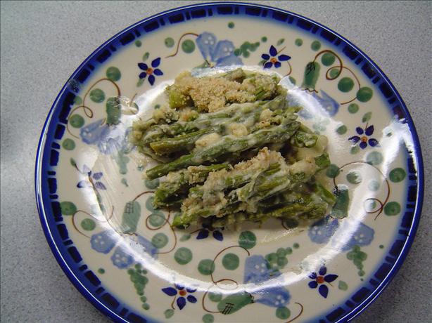 Scalloped Asparagus Casserole. Photo by TNlady